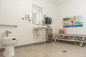 Accessible school washroom
