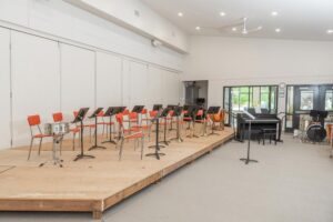Huron Christian School performing arts stage