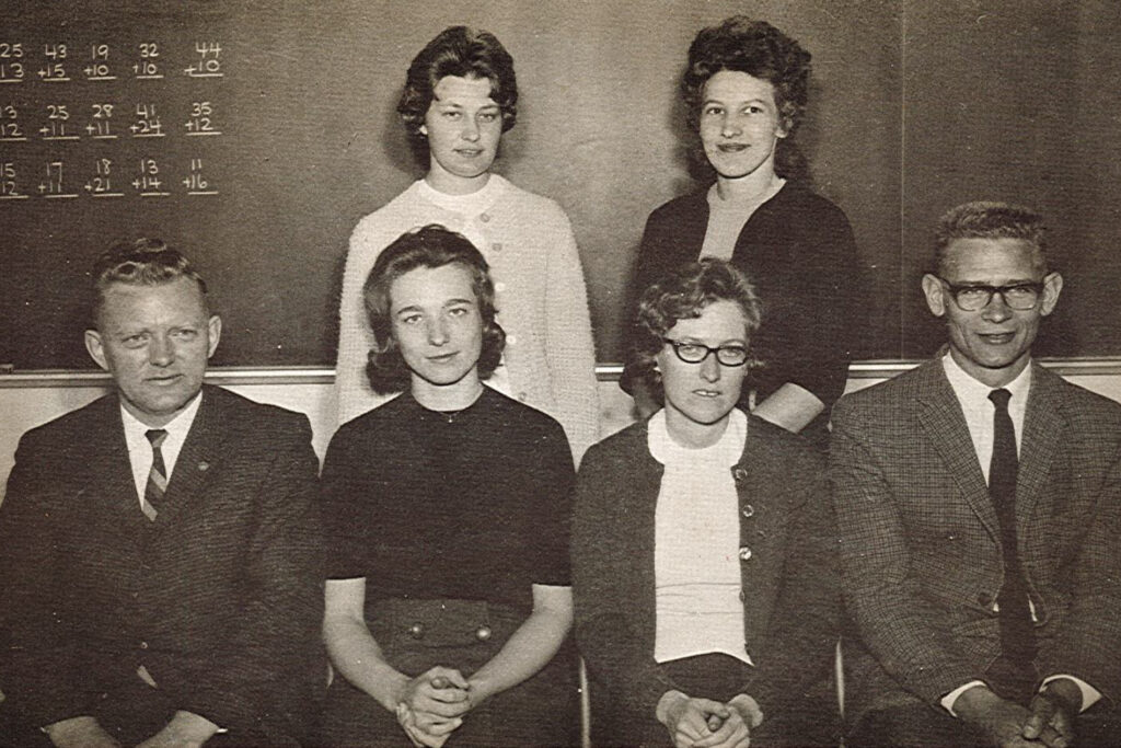 Photo of staff from 1967