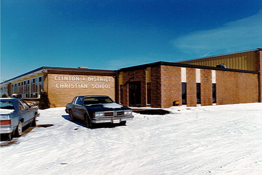 Huron Christian School building in 1979