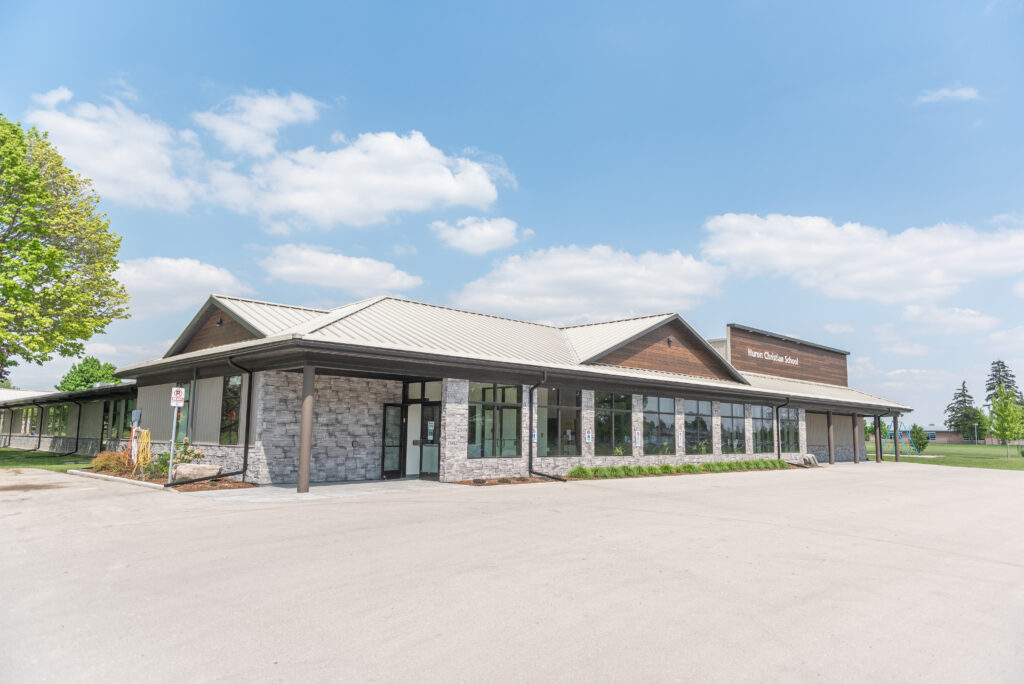 Huron Christian School building in 2022