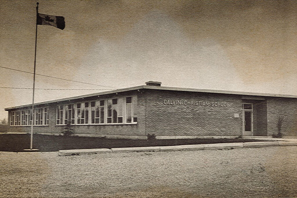 Original Huron Christian School building